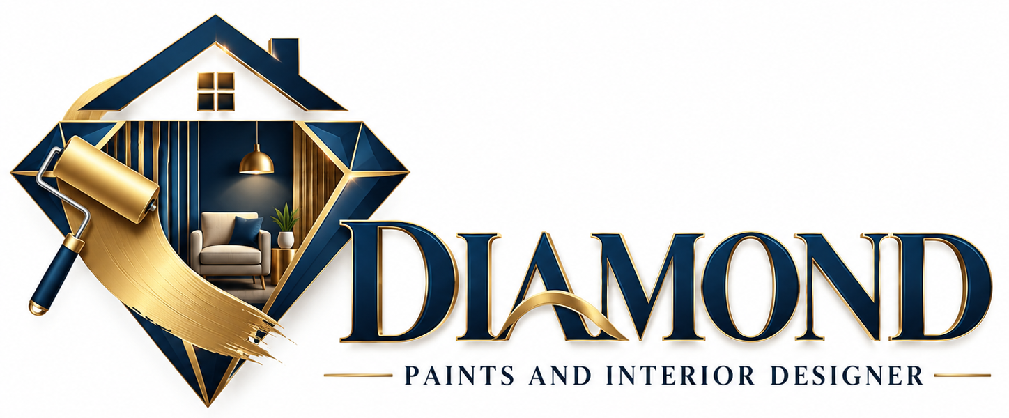 Diamond Paints and Interior Designer logo